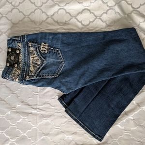 Embellished Miss Me jeans size 29 slim boot